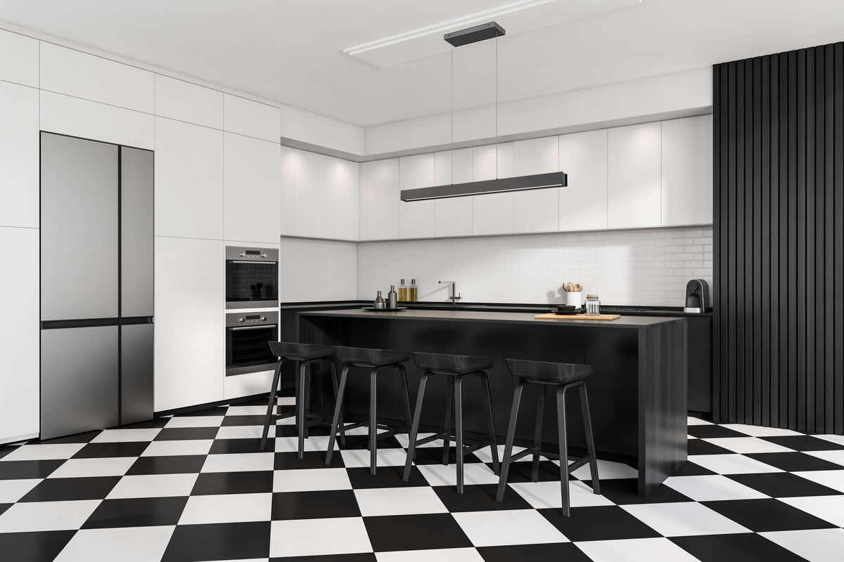 Hudson LED 1 Light Linear Chandelier Matte Black