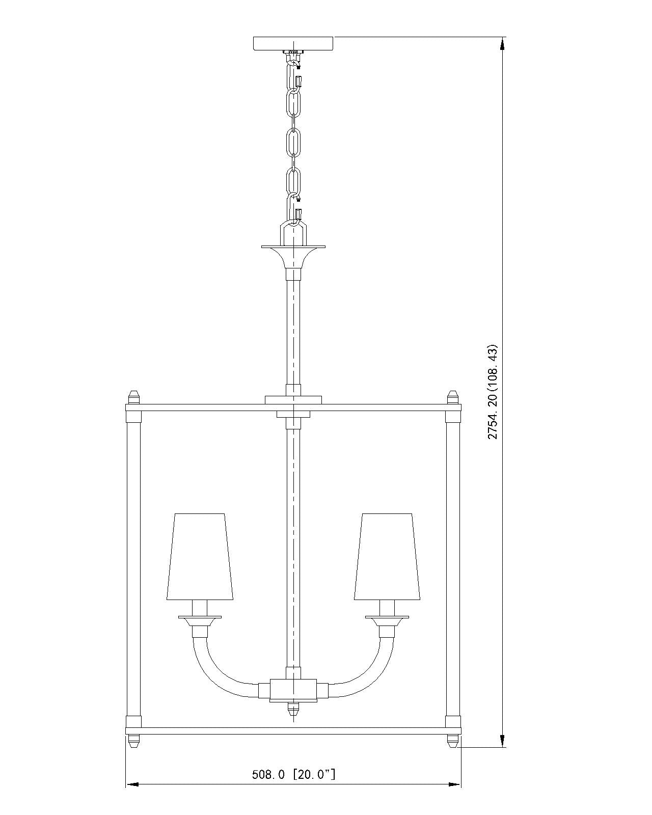Katerina 5 Light Chandelier Rubbed Brass