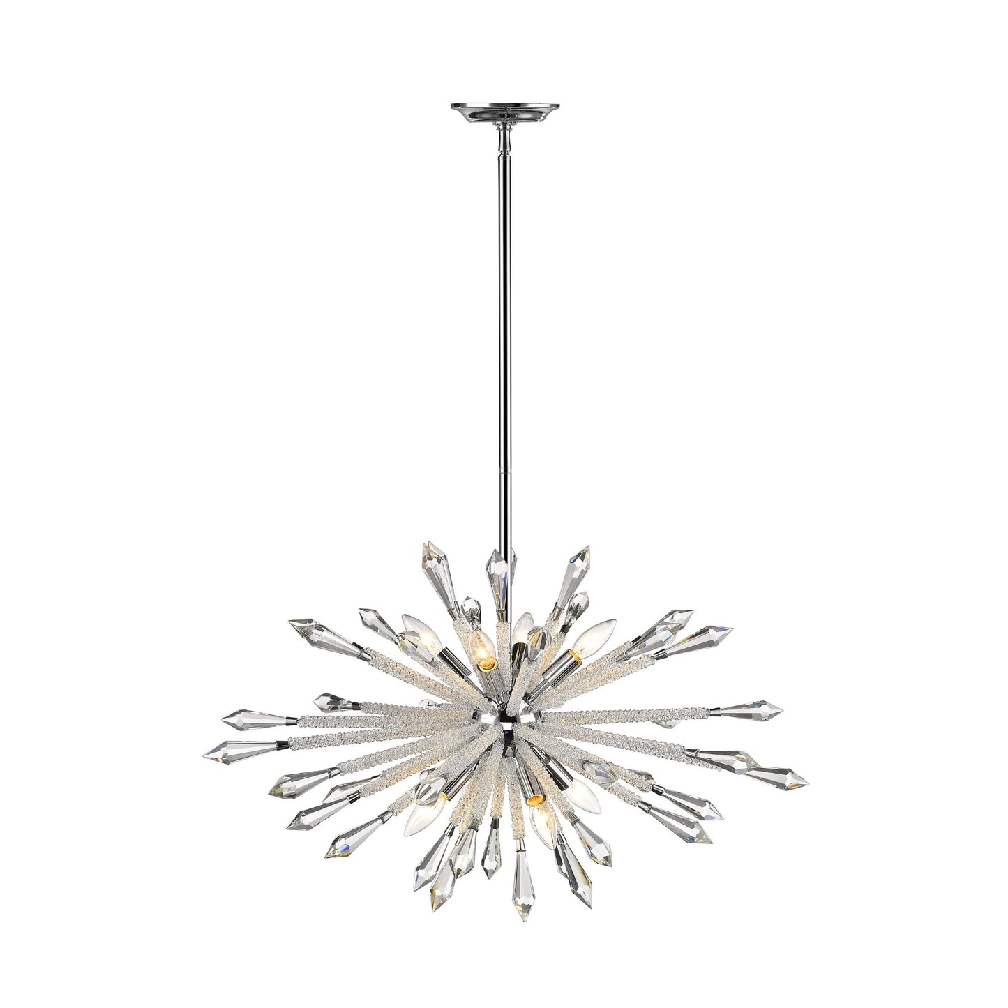Soleia 8 Light Chandelier Chrome