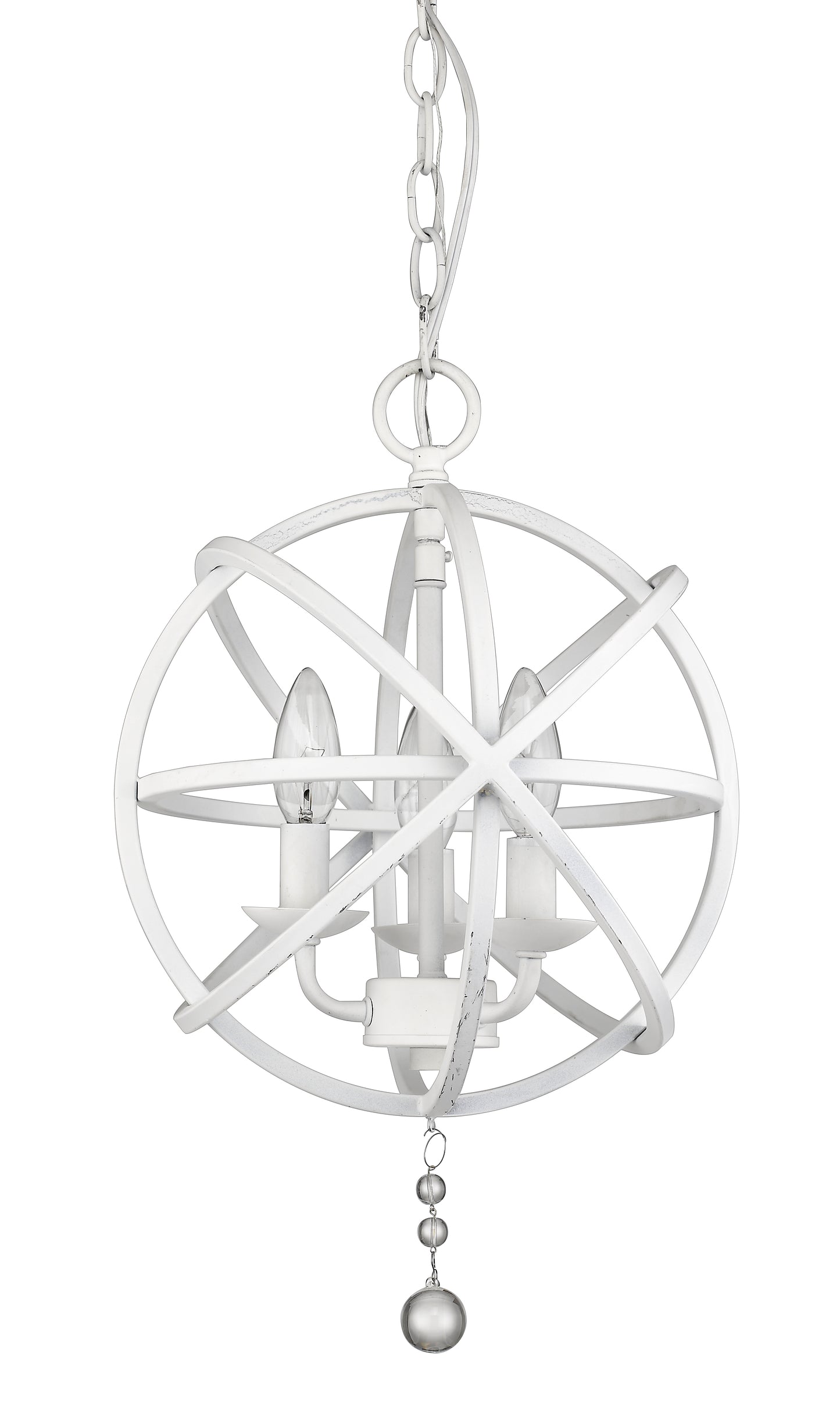 Tull 3 Light Chandelier Matte White