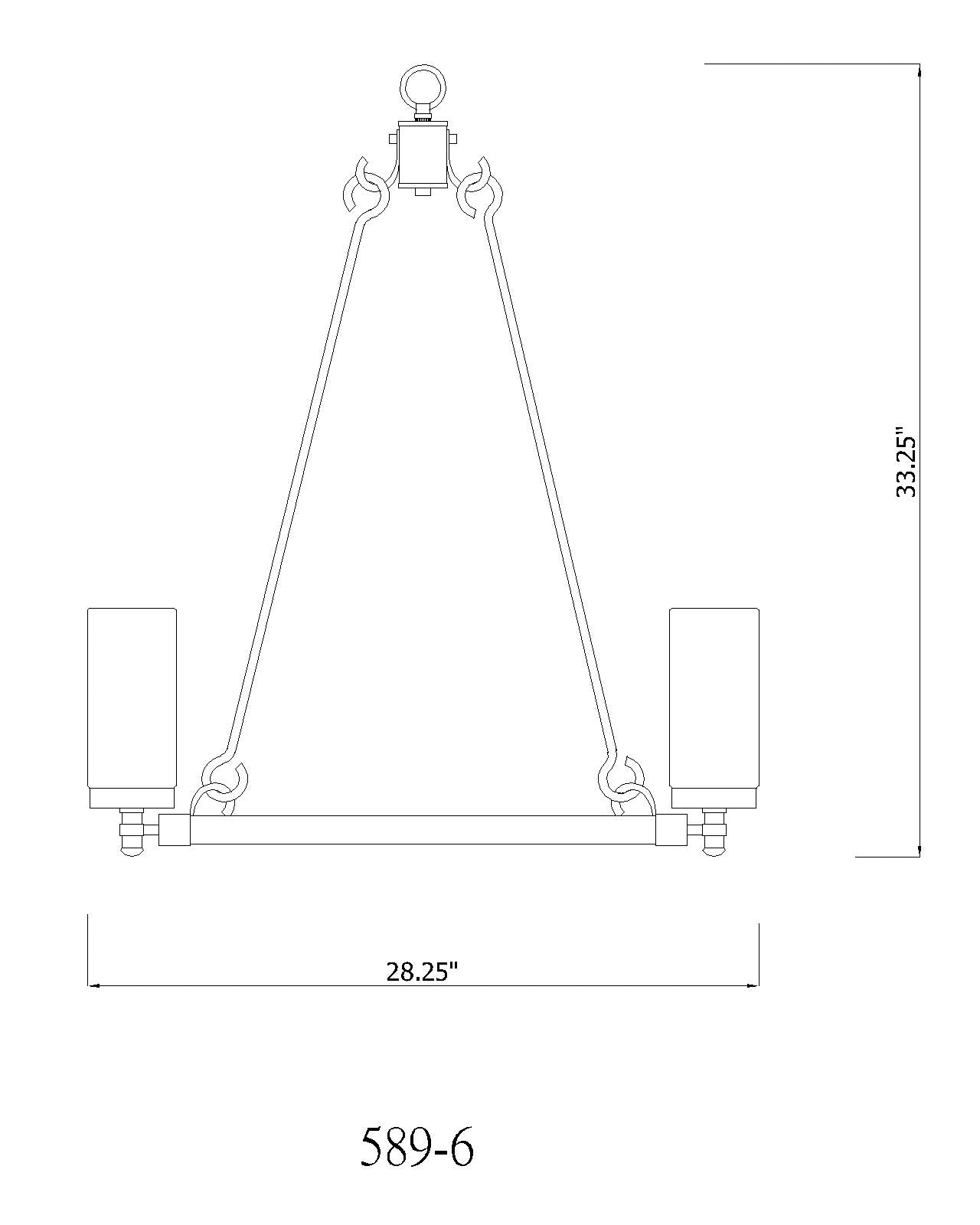 Marlow 6 Light Outdoor Chandelier Ashen Barnboard