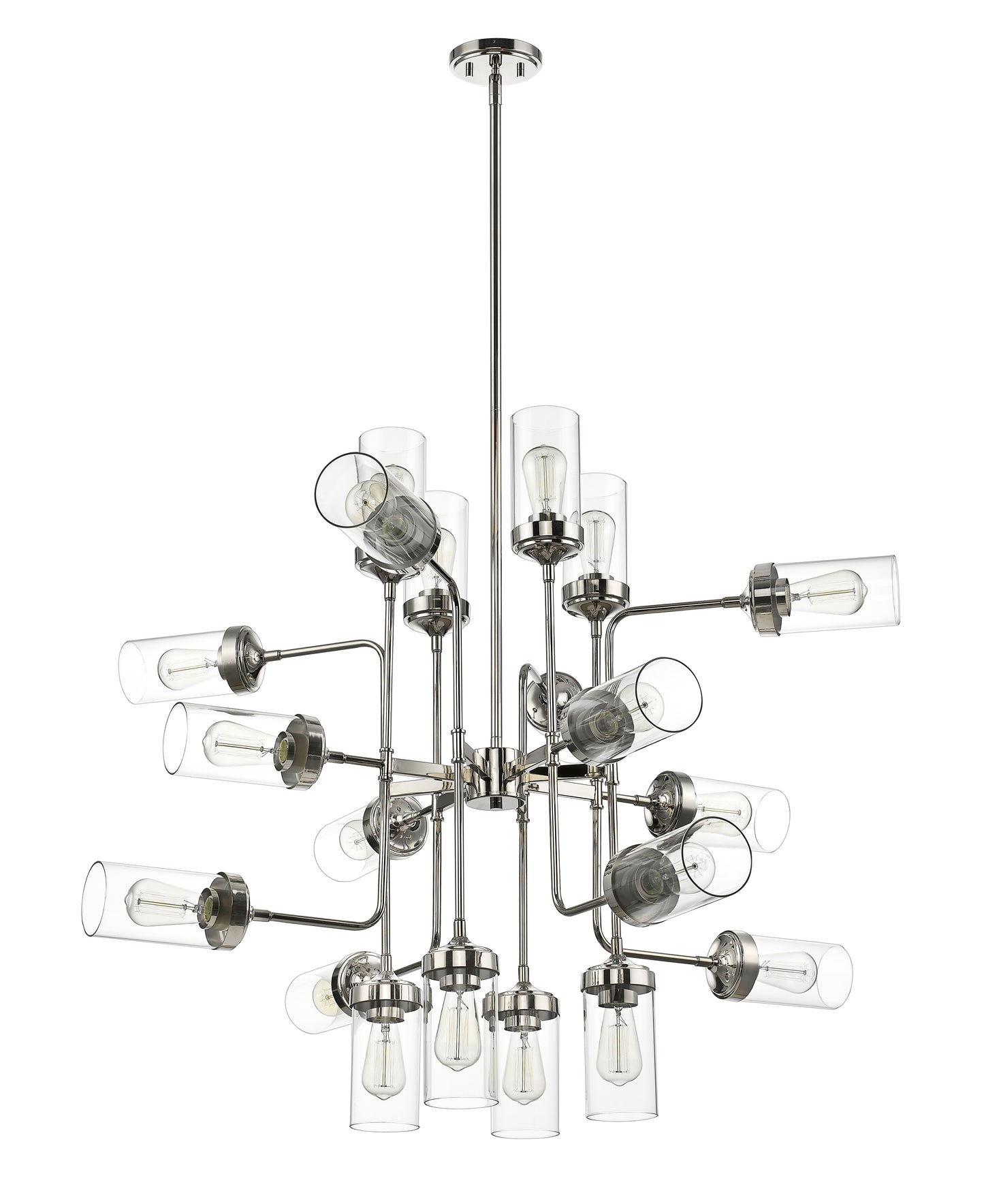 Calliope 20 Light Chandelier Polished Nickel