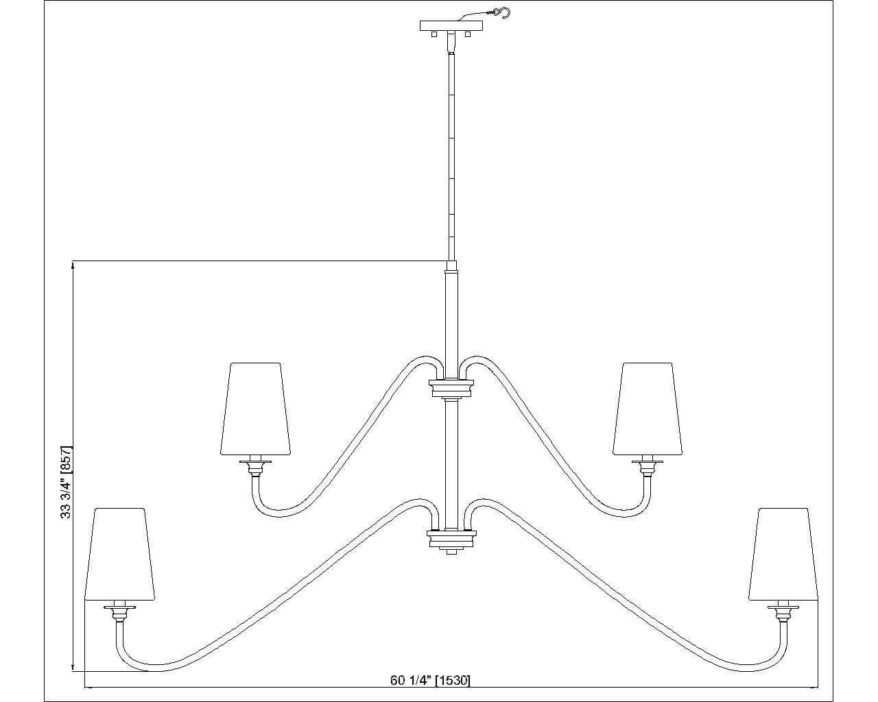 Gianna 12 Light Chandelier Matte Black