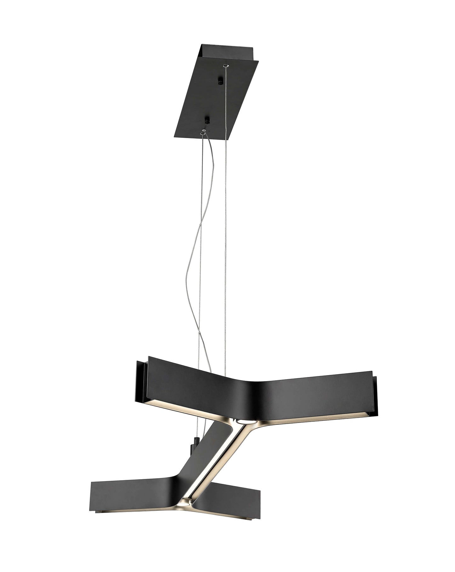 Arcano LED 1 Light Linear Chandelier Matte Black