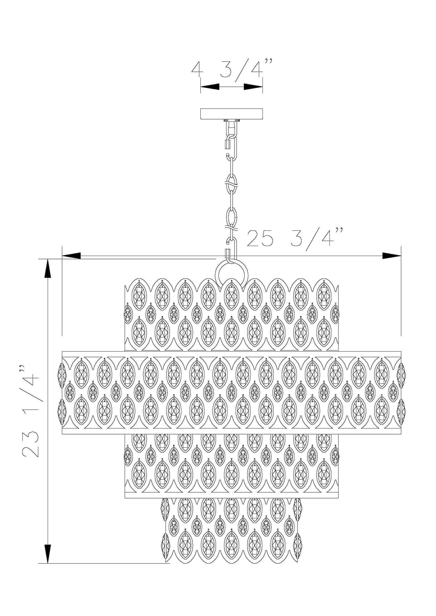 Dealey 13 Light Chandelier Heirloom Brass
