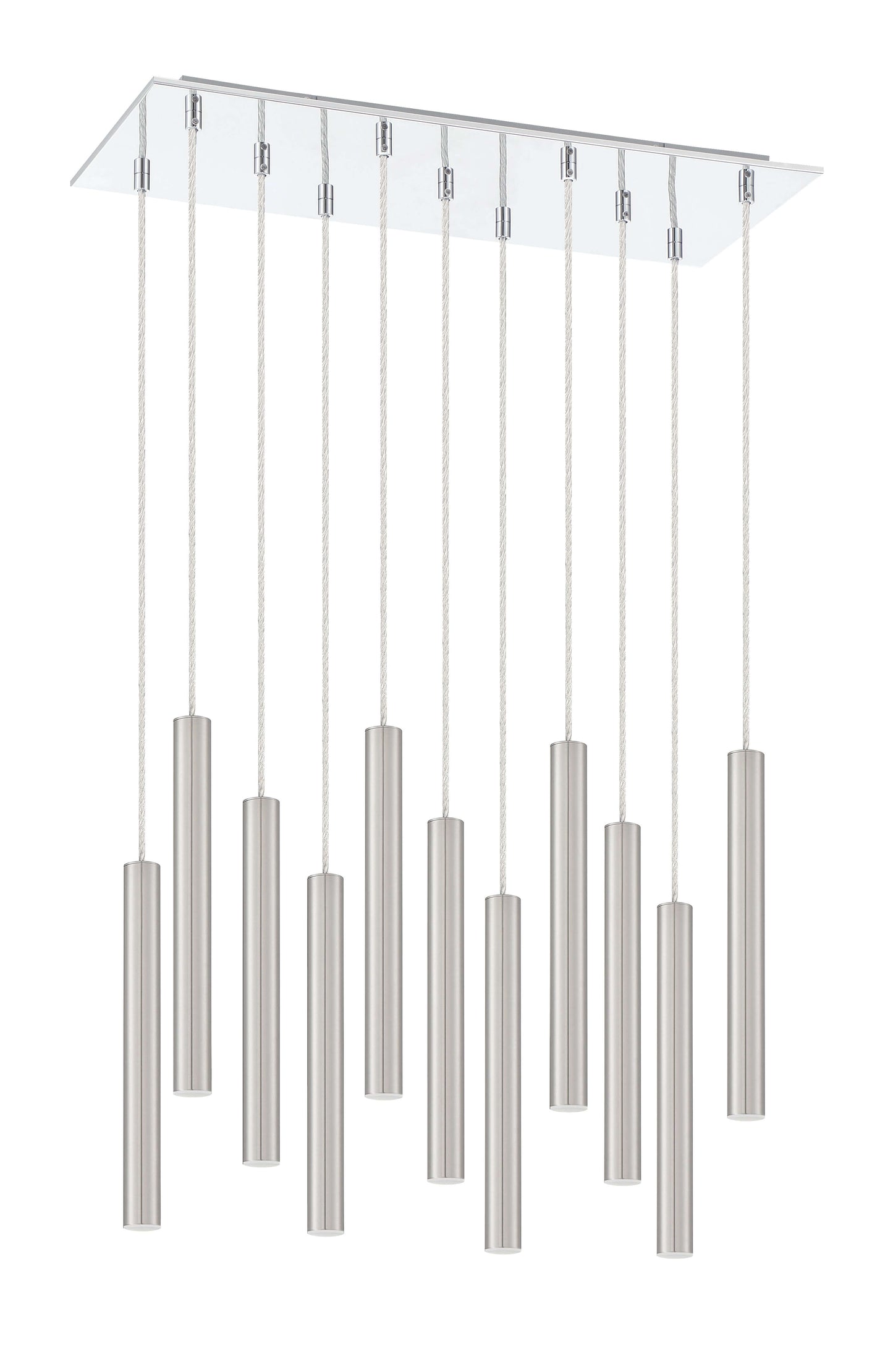 Forest LED 11 Light Chandelier Chrome