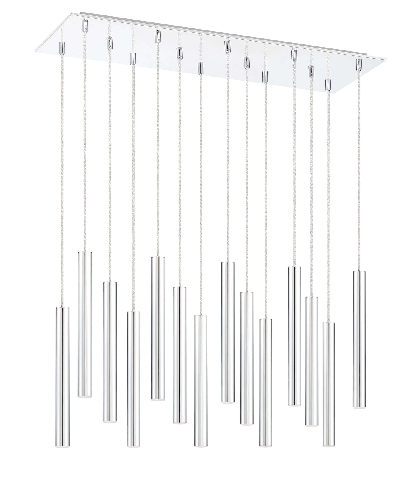Forest LED 14 Light Chandelier Chrome