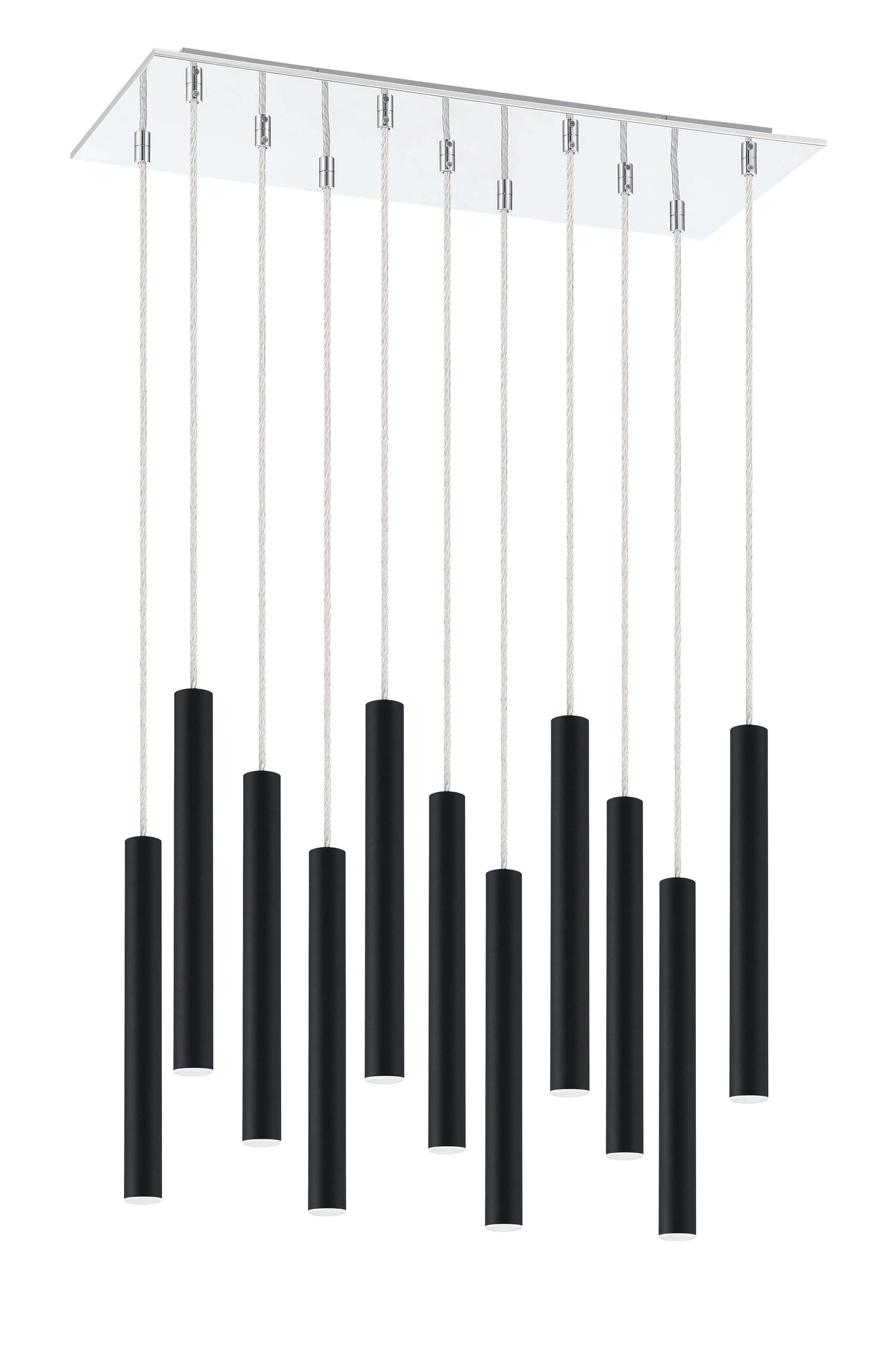Forest LED 11 Light Chandelier Chrome
