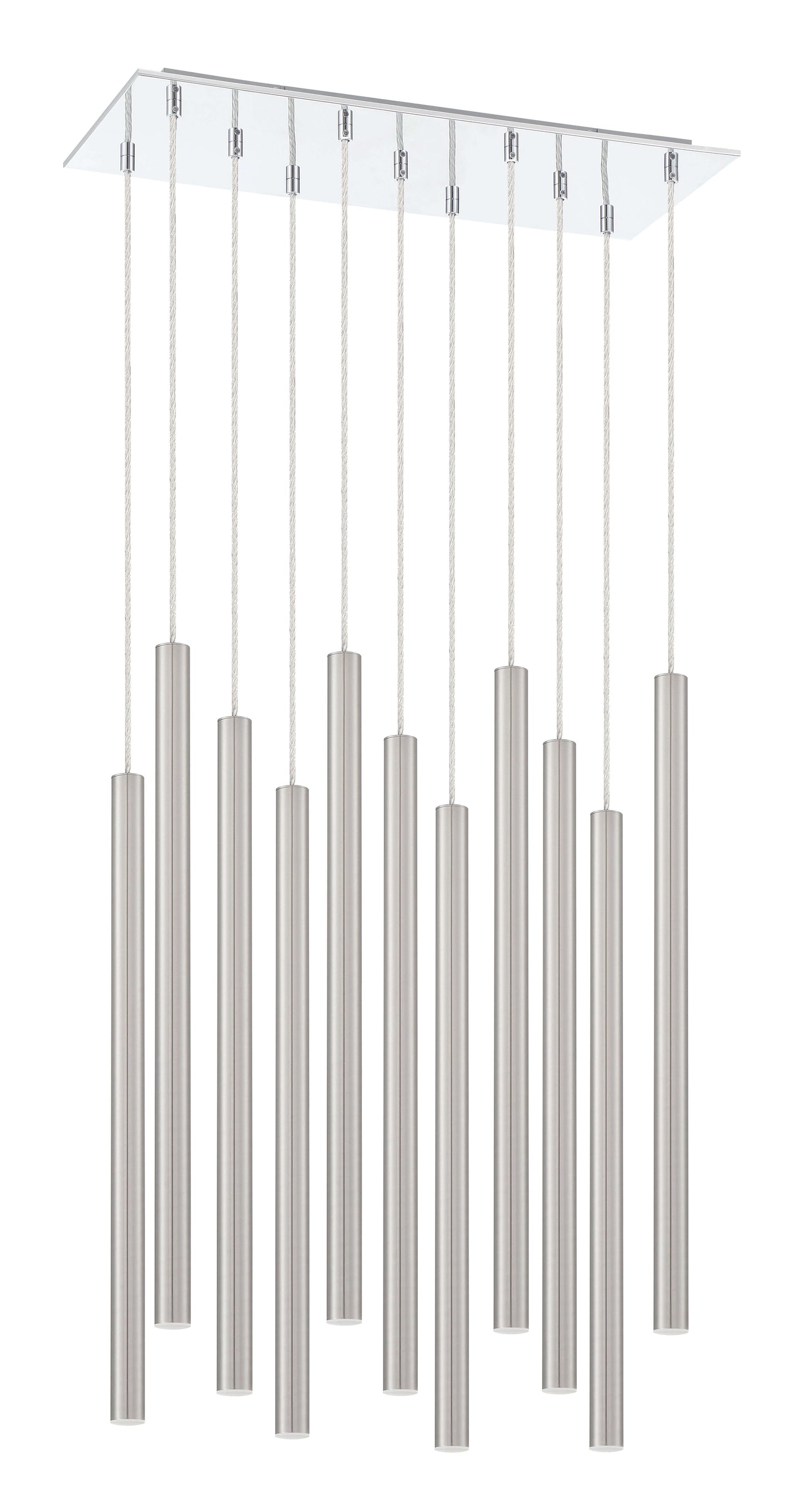 Forest LED 11 Light Chandelier Chrome