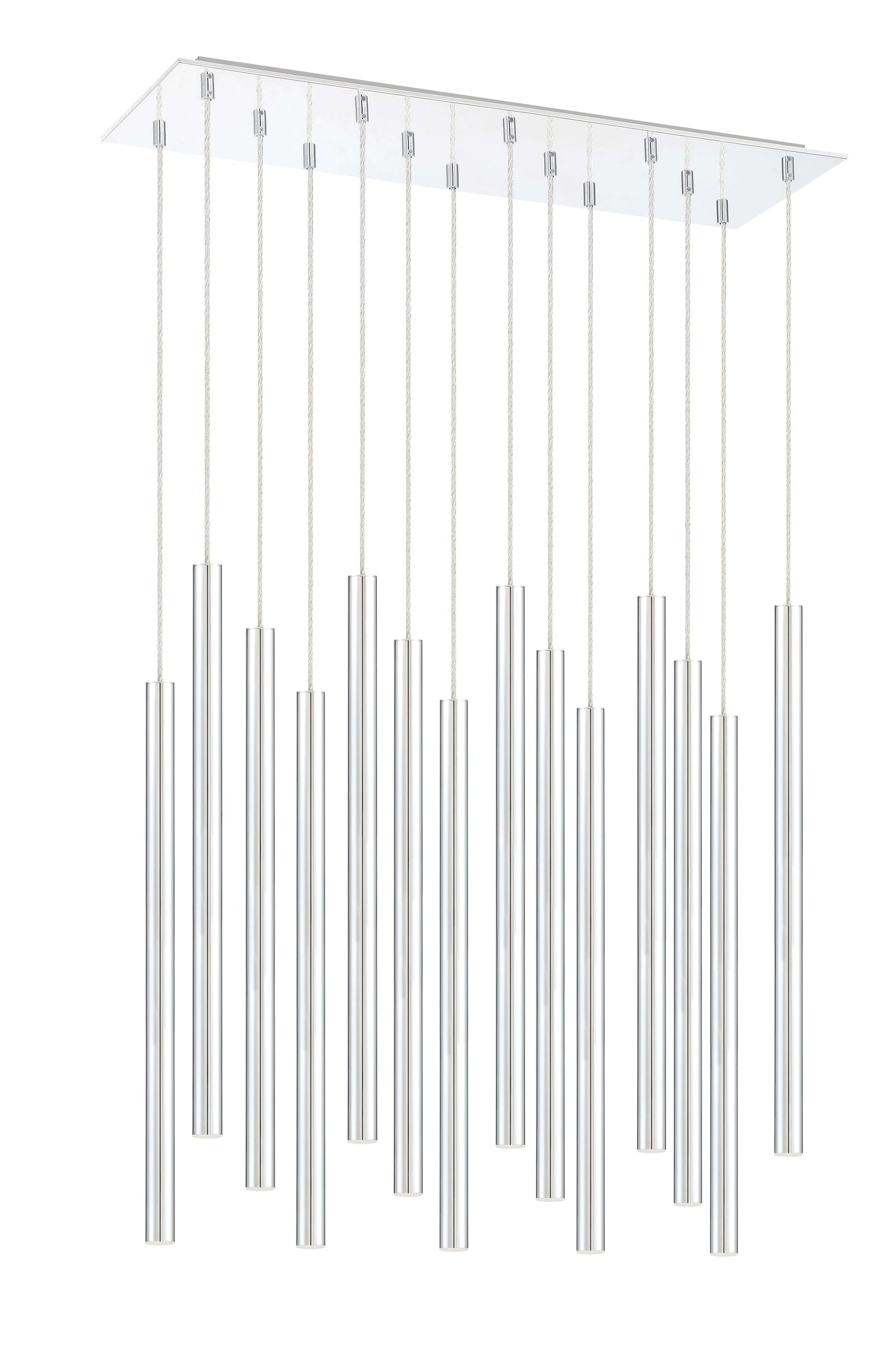 Forest LED 14 Light Chandelier Chrome