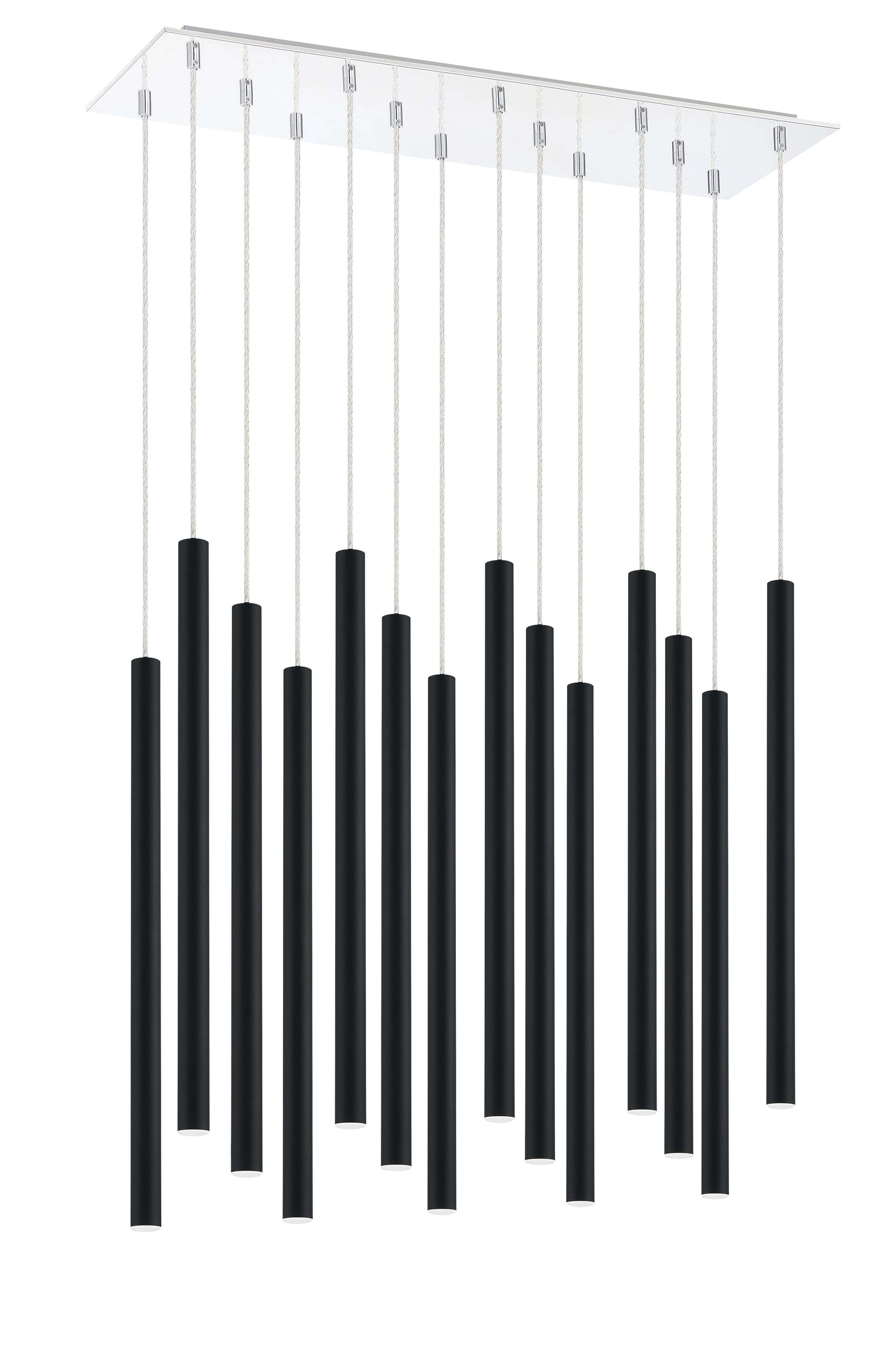 Forest LED 14 Light Chandelier Chrome