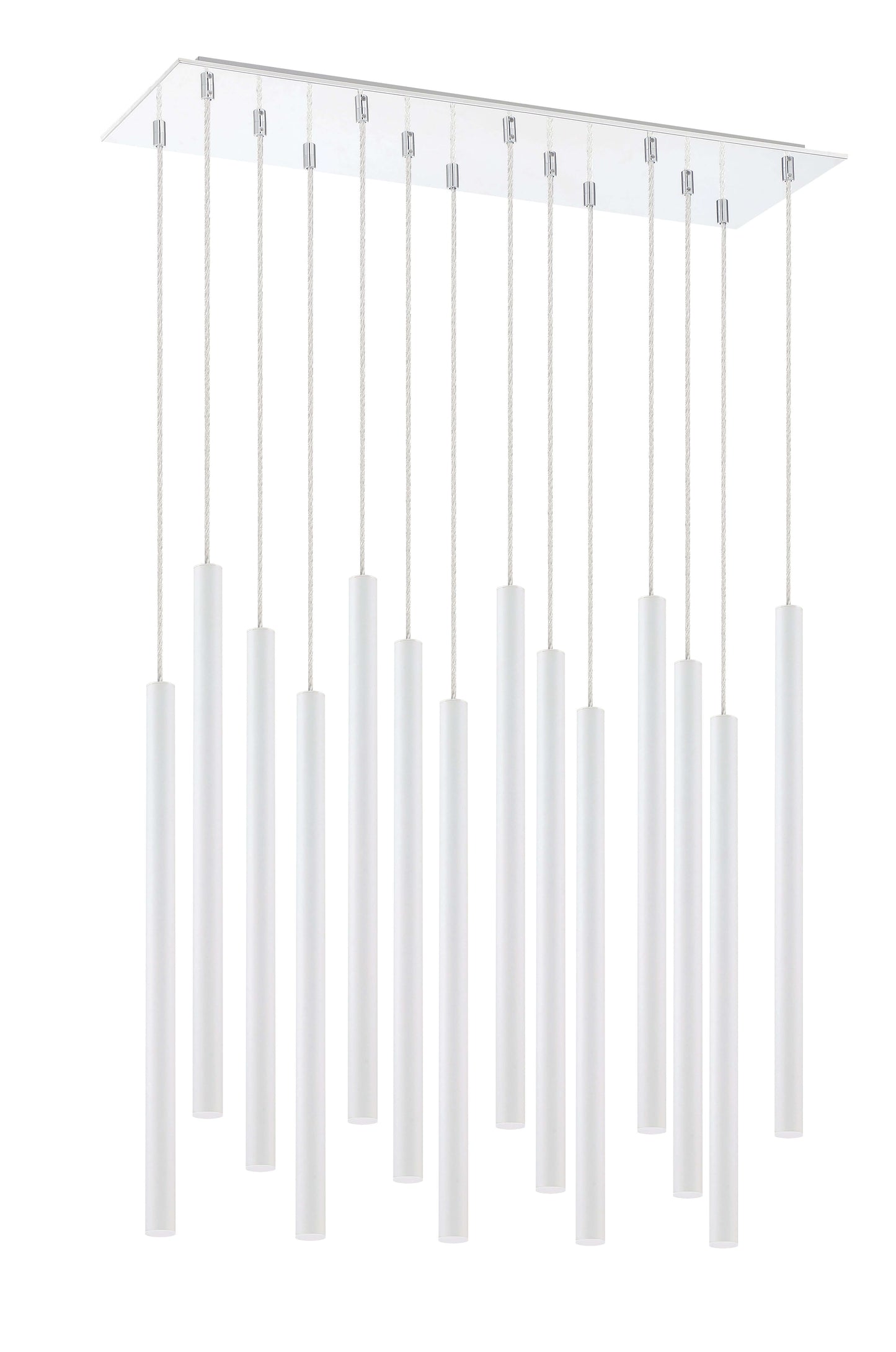 Forest LED 14 Light Chandelier Chrome