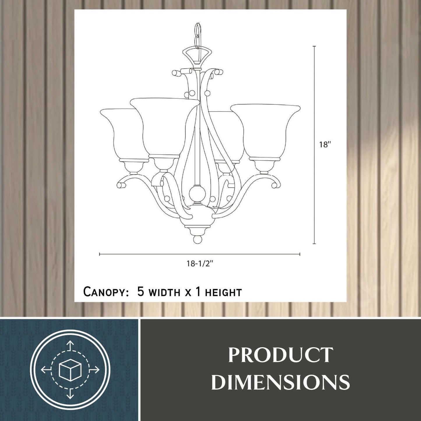 Monrovia 4L Mini Chandelier