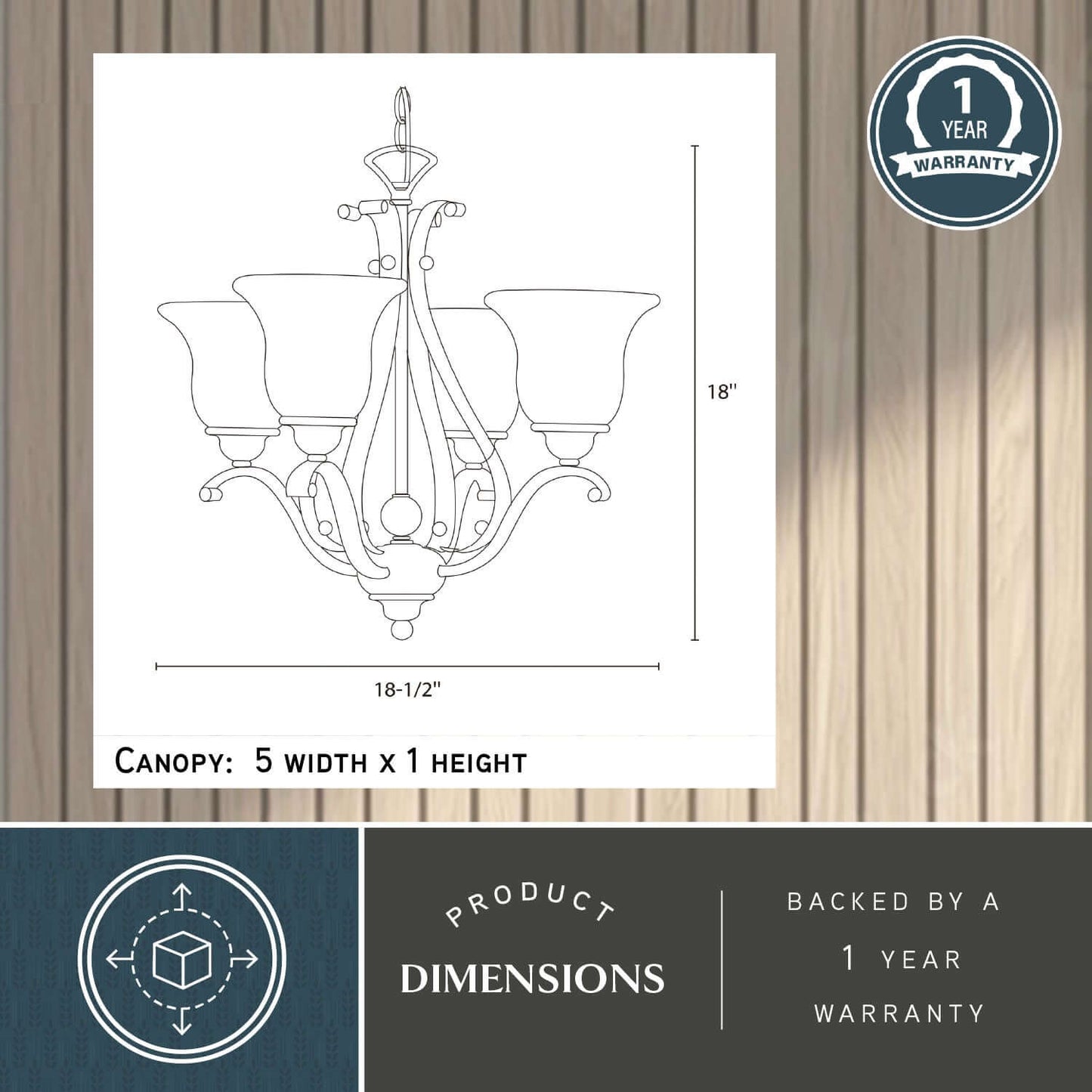 Monrovia 4L Mini Chandelier