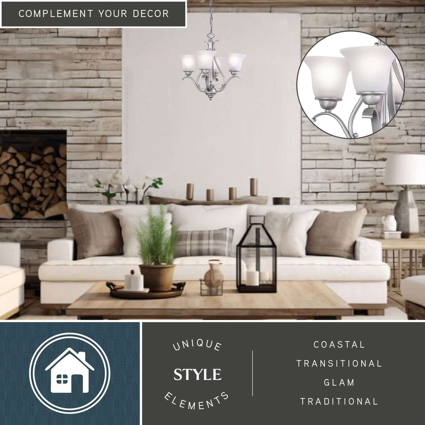 Monrovia 4L Mini Chandelier