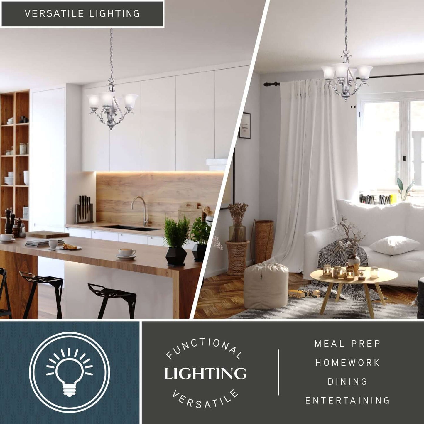 Monrovia 4L Mini Chandelier