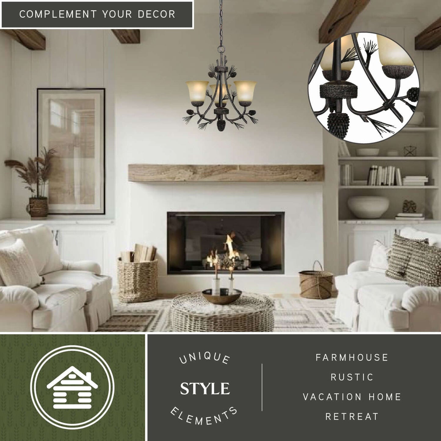 Sierra 3L Mini Chandelier
