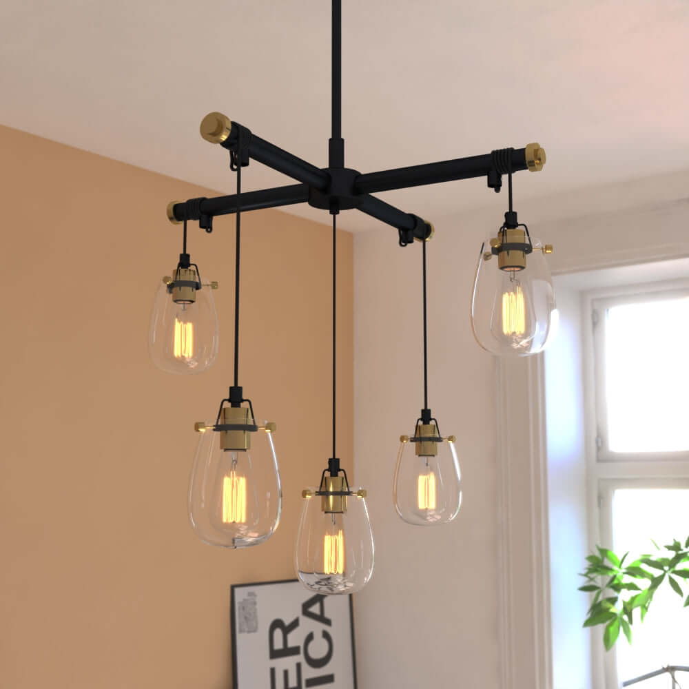 Kassidy 5L Adjustable Chandelier
