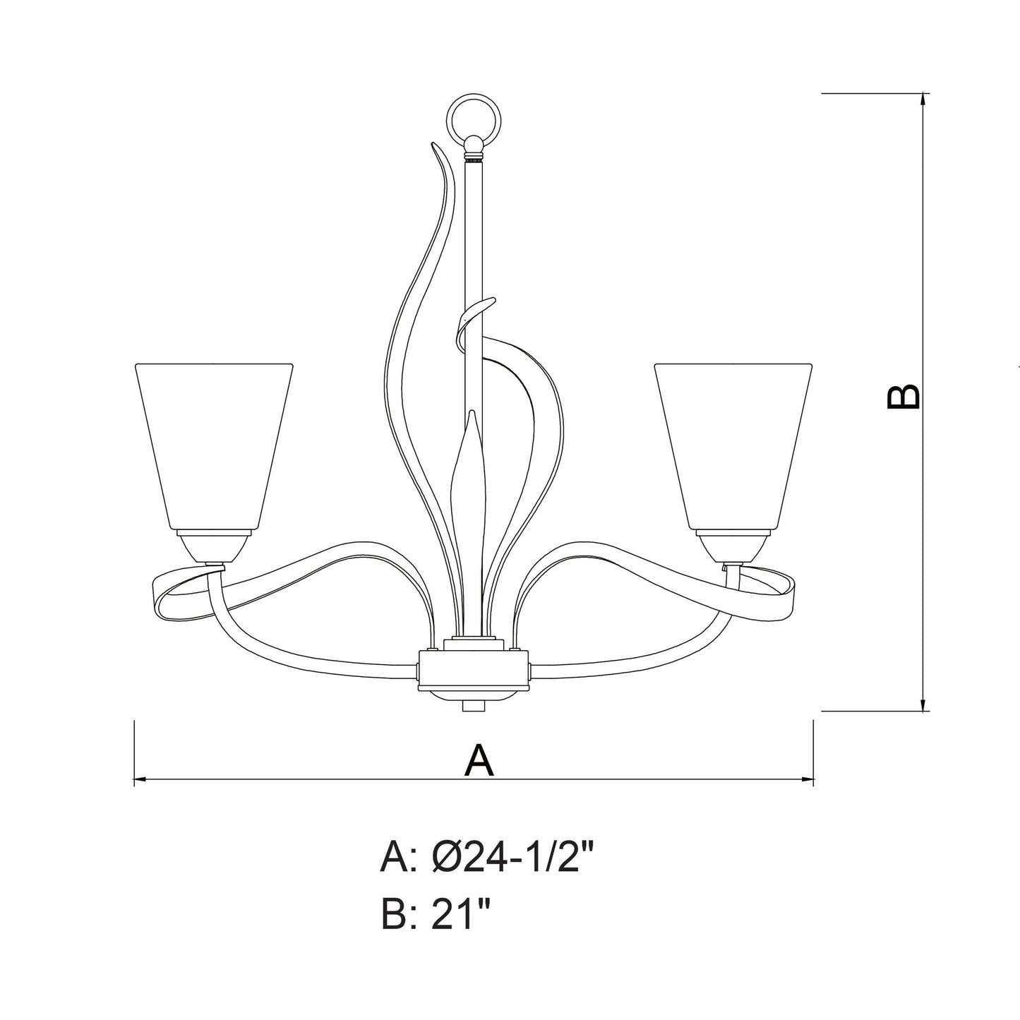 Cinta 5L Chandelier
