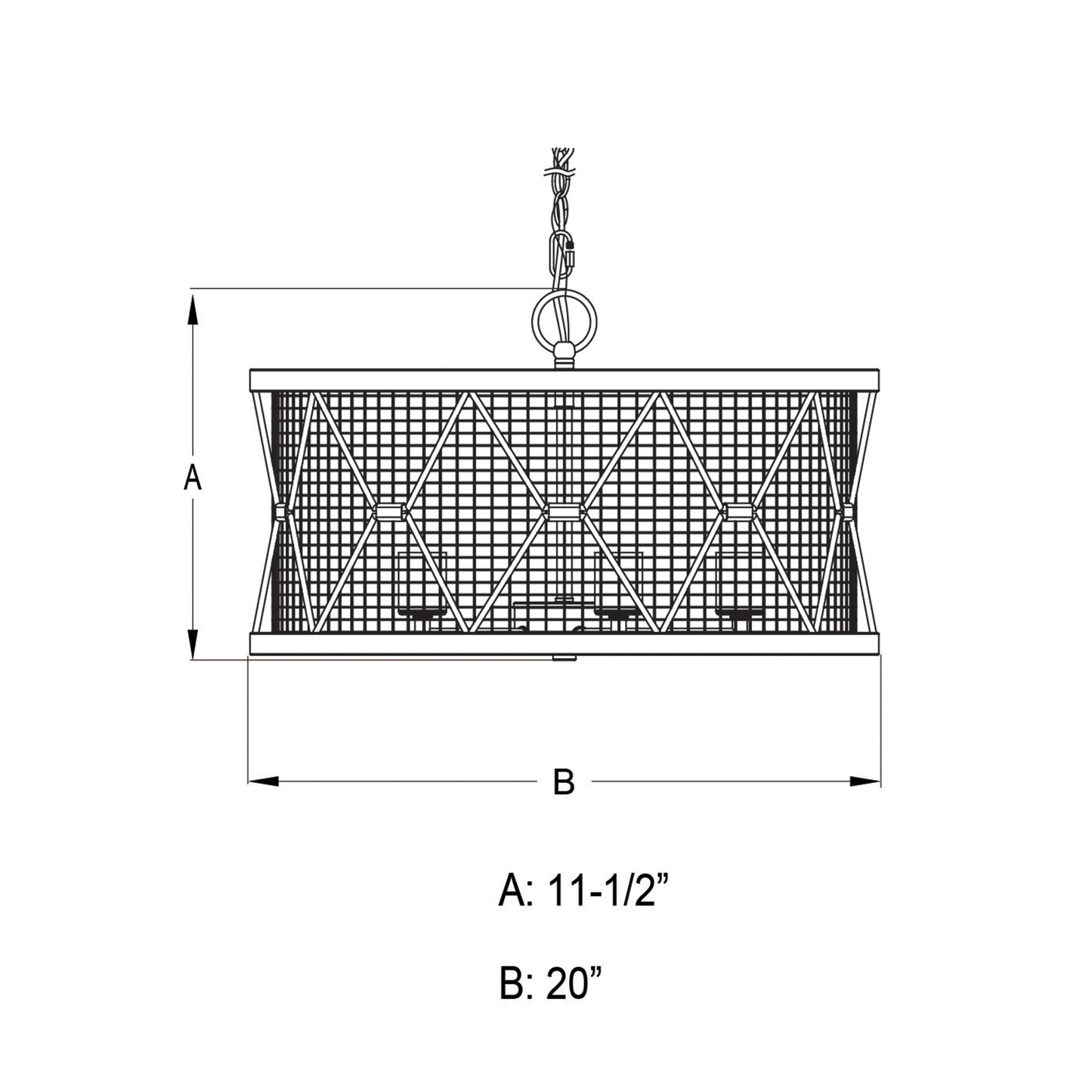 Bremerton 5 Light Chandelier