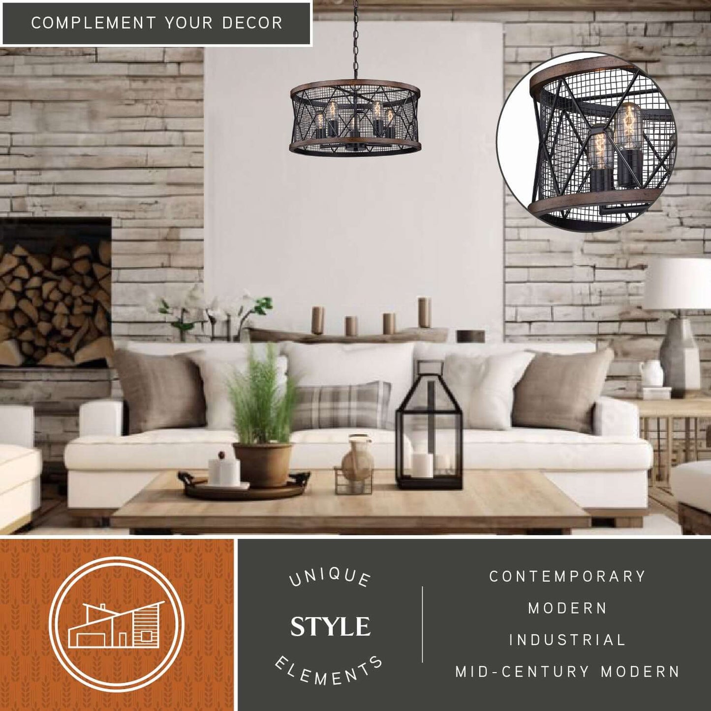 Bremerton 5 Light Chandelier