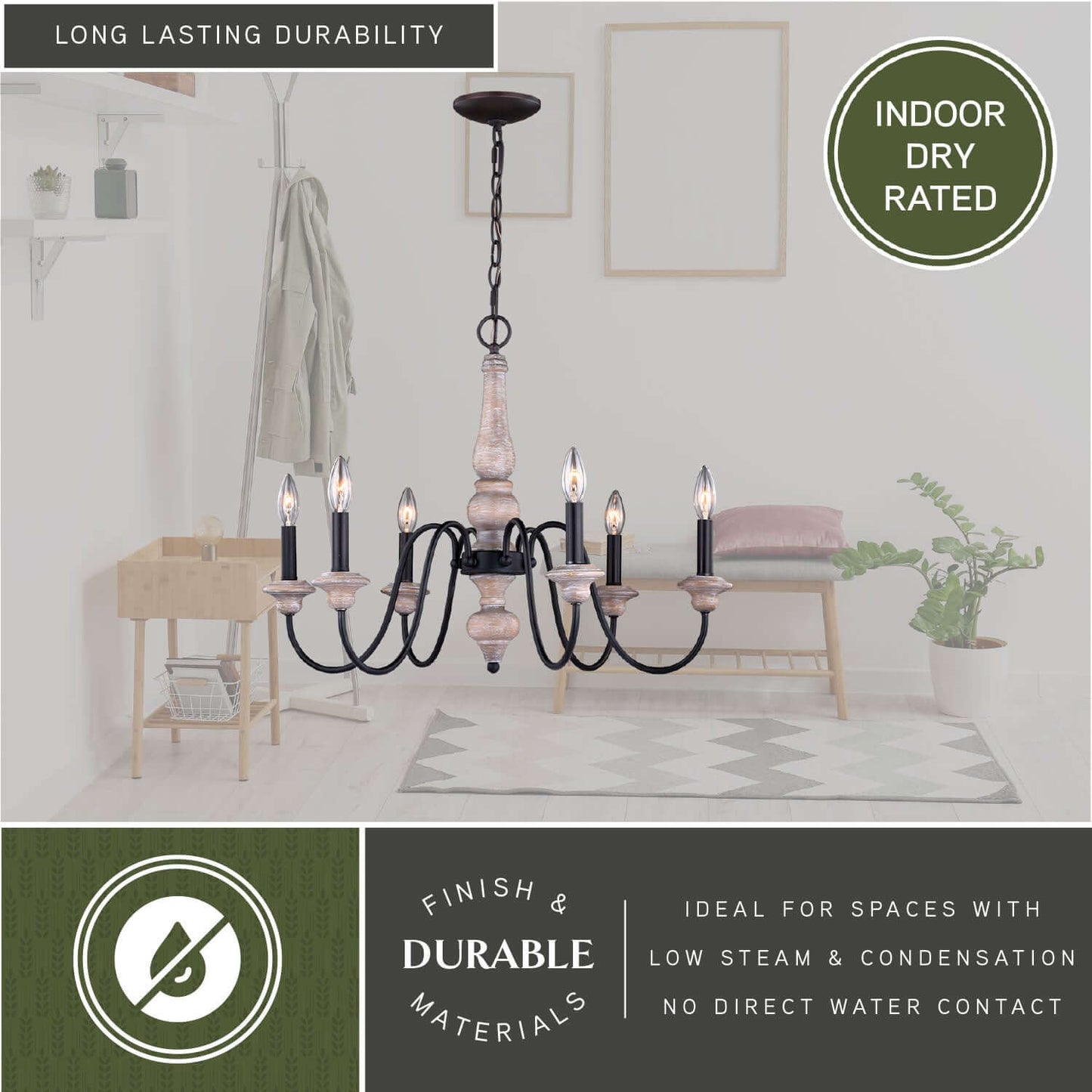 Georgetown 6L Chandelier