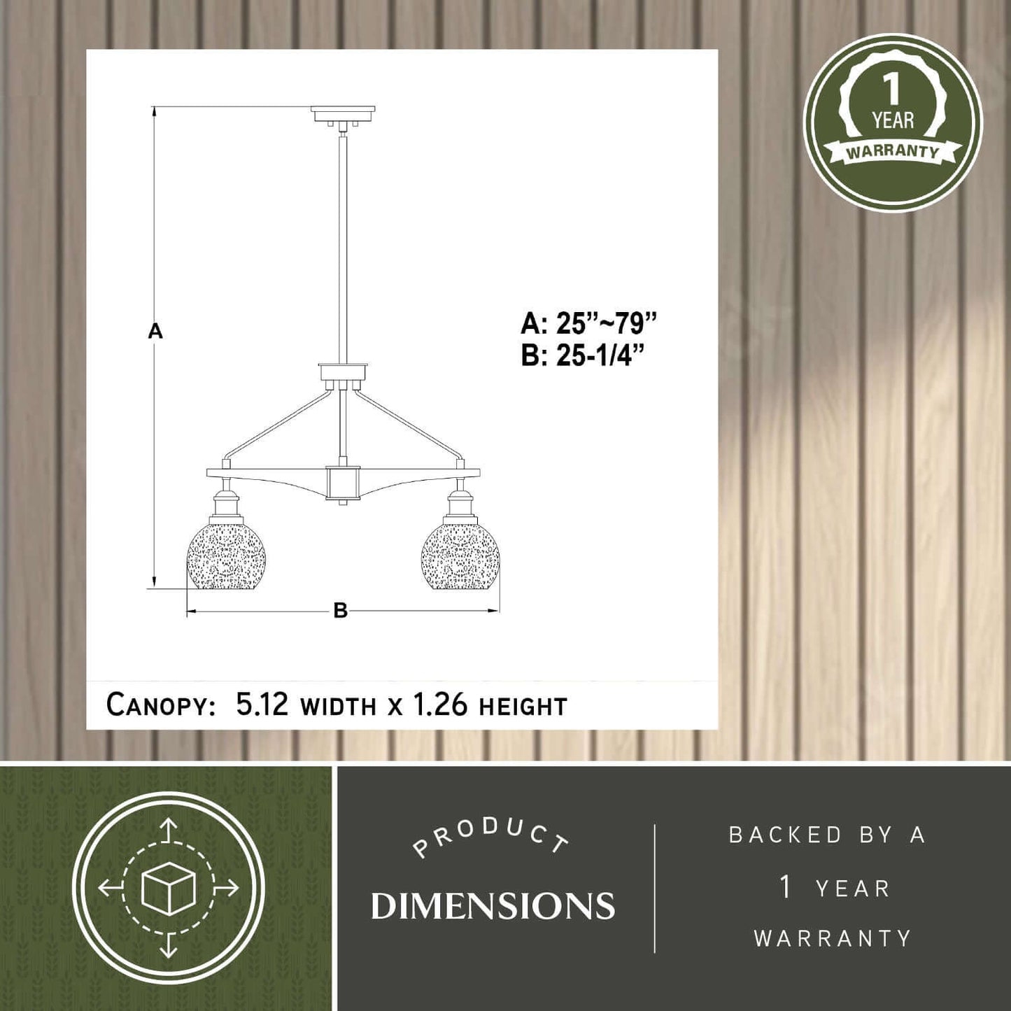 Avondale 5 Light Chandelier