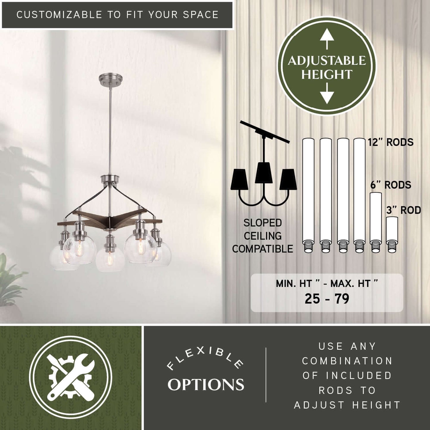 Avondale 5 Light Chandelier