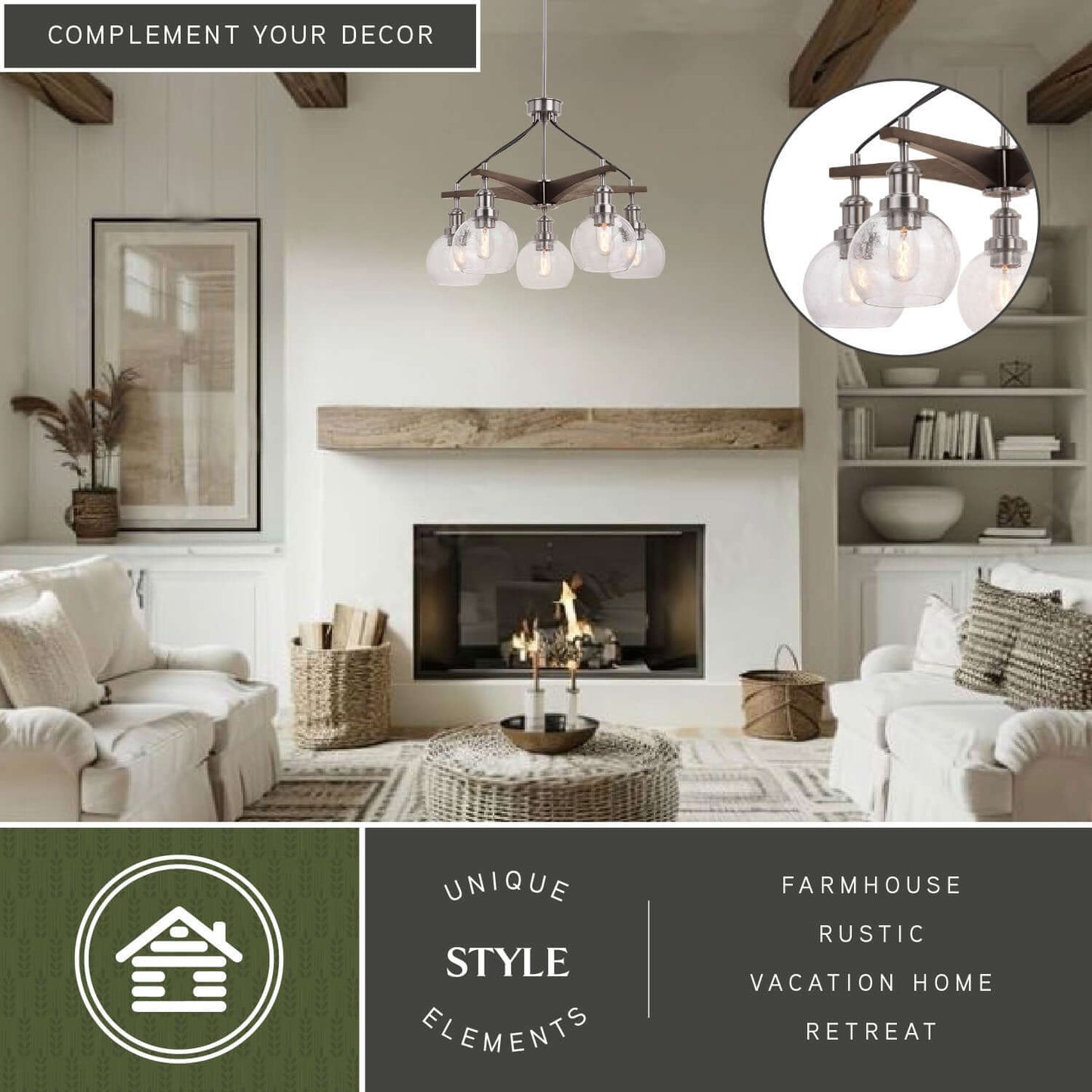 Avondale 5 Light Chandelier
