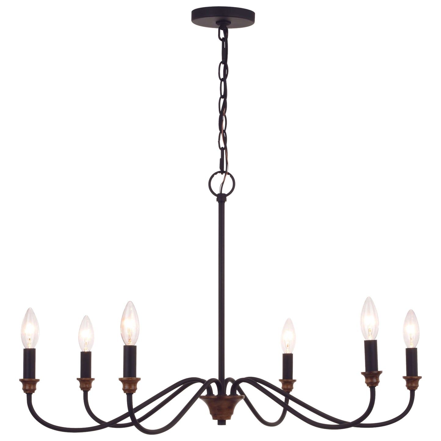 Annabelle 30” 6 Light Chandelier