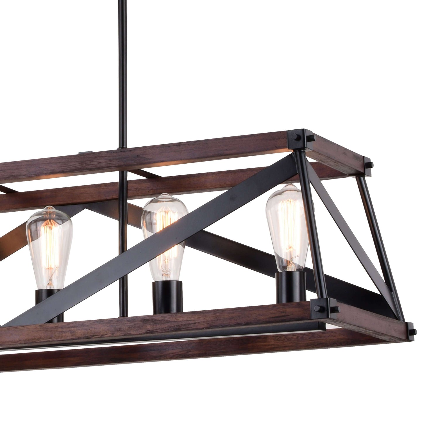 Wade 36” 5 Light Linear Chandelier