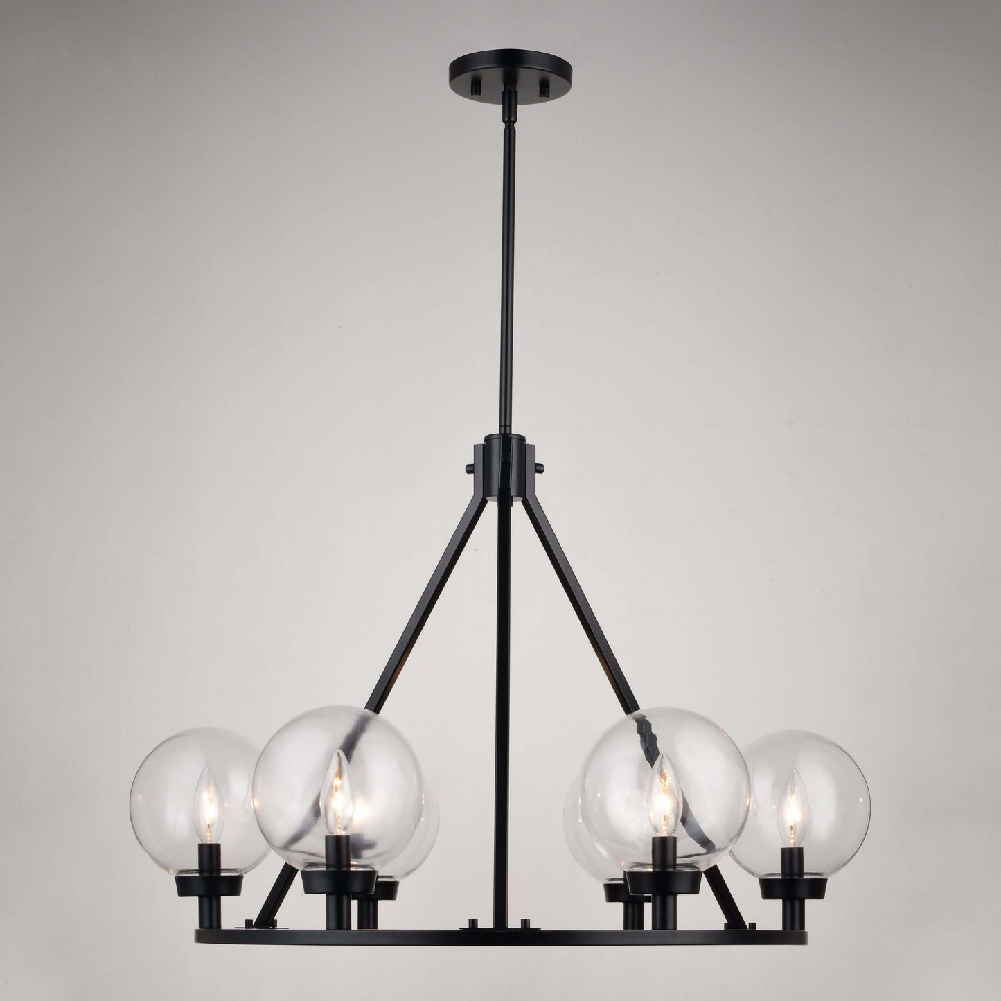 Lander 28.25” 6 Light Chandelier
