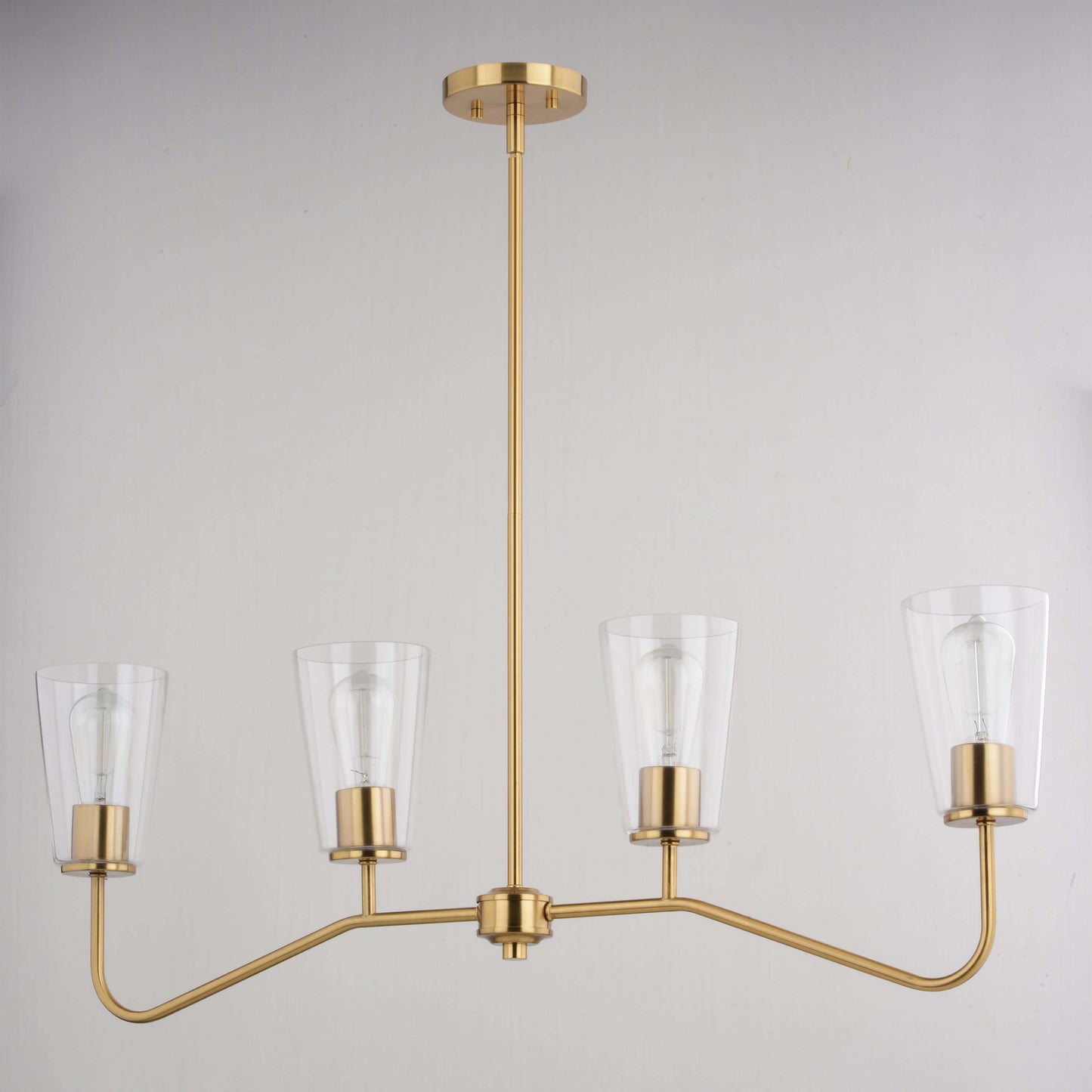 Beverly 36” 4 Light Linear Chandelier