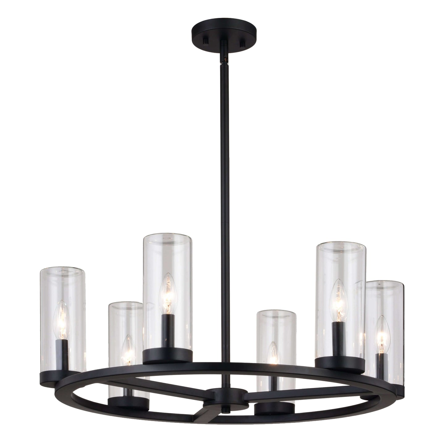 Grantley 26” 6 Light Indoor-Outdoor Chandelier