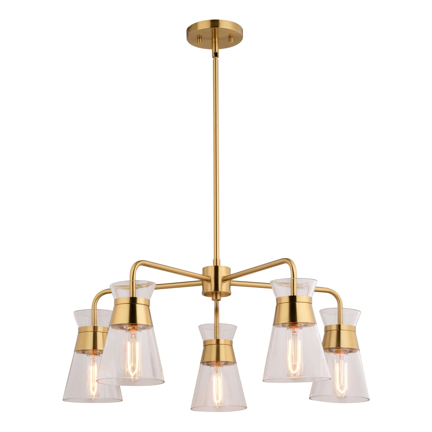 Harper 27” 5 Light Chandelier