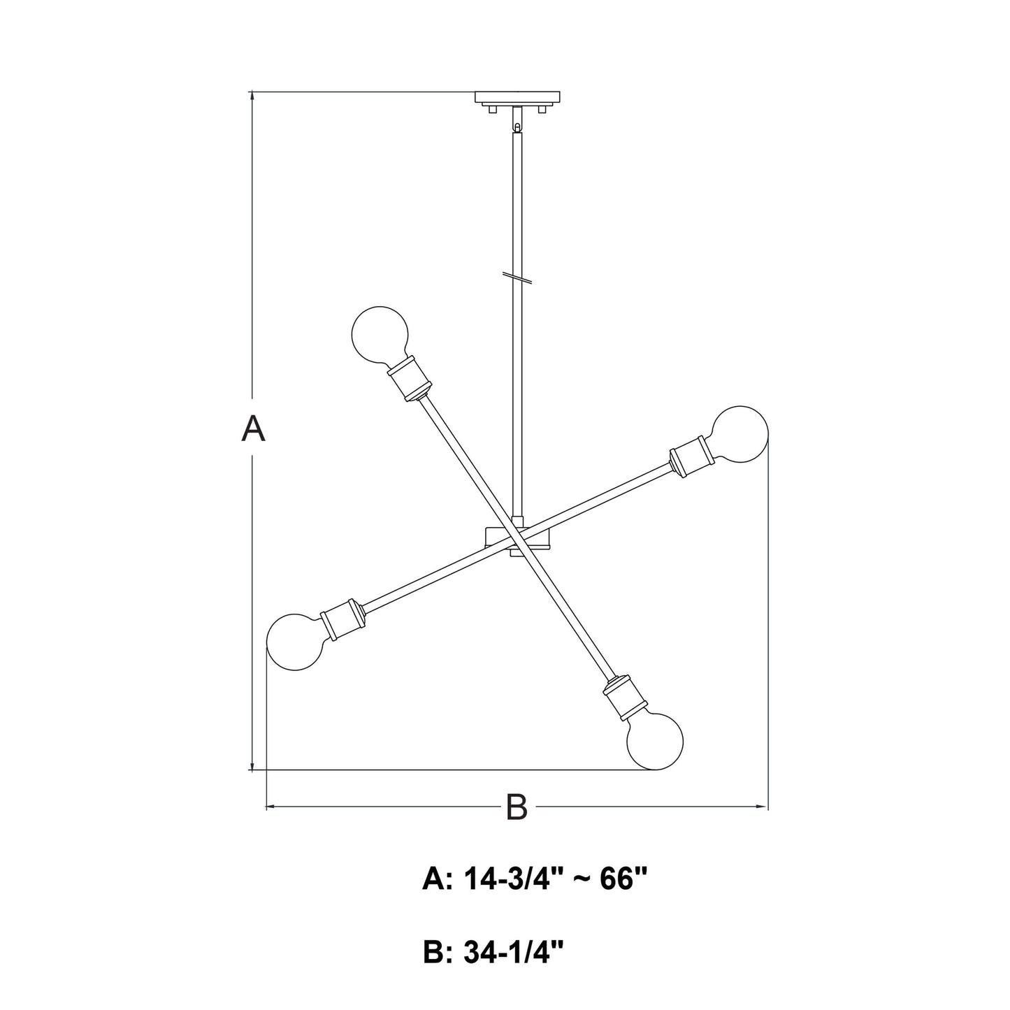 Gresham 32” 10 Light Chandelier