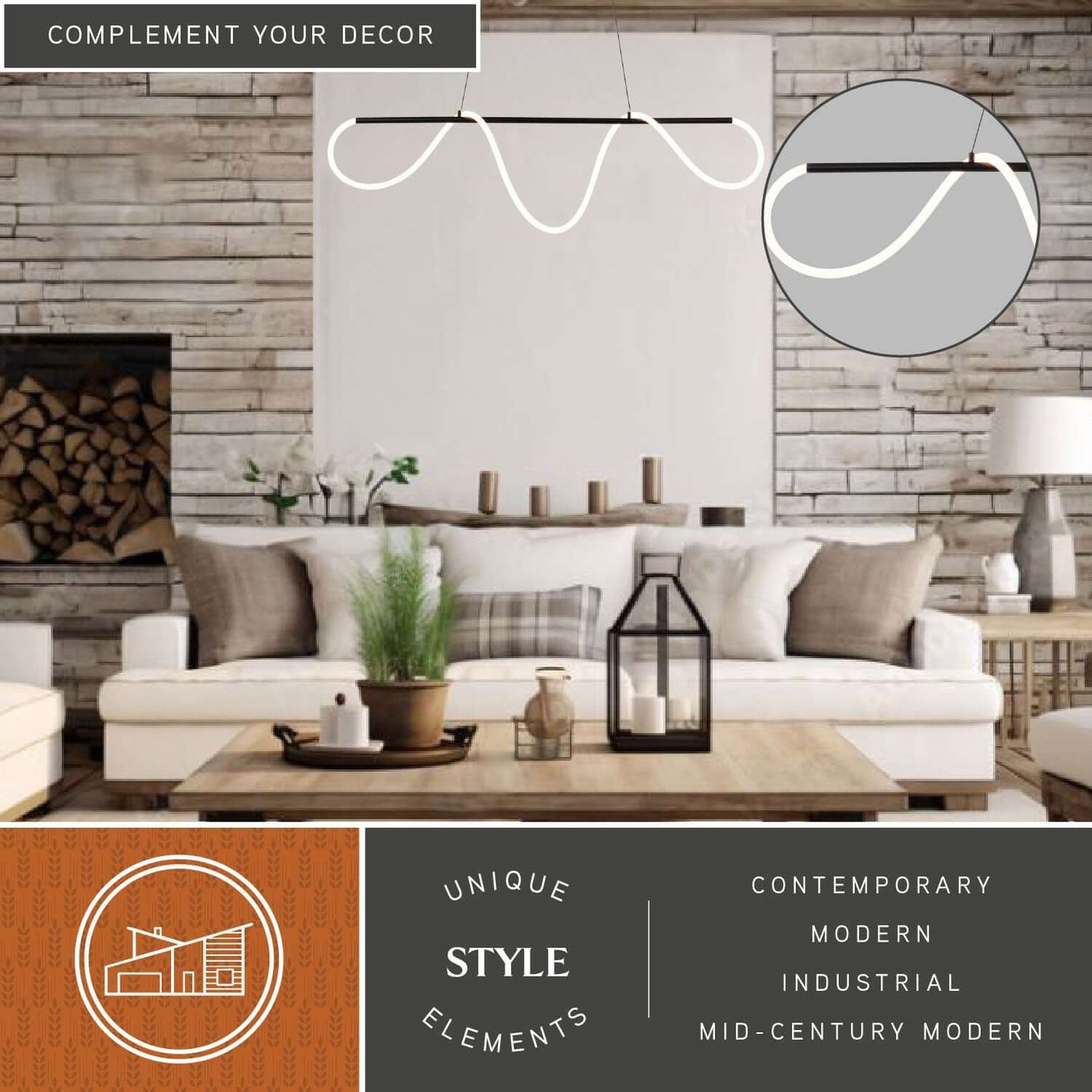 Bowman 59” W LED Linear Chandelier