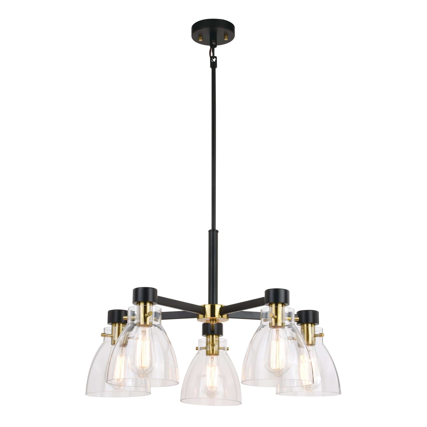 Elgin 27” 5 Light Chandelier