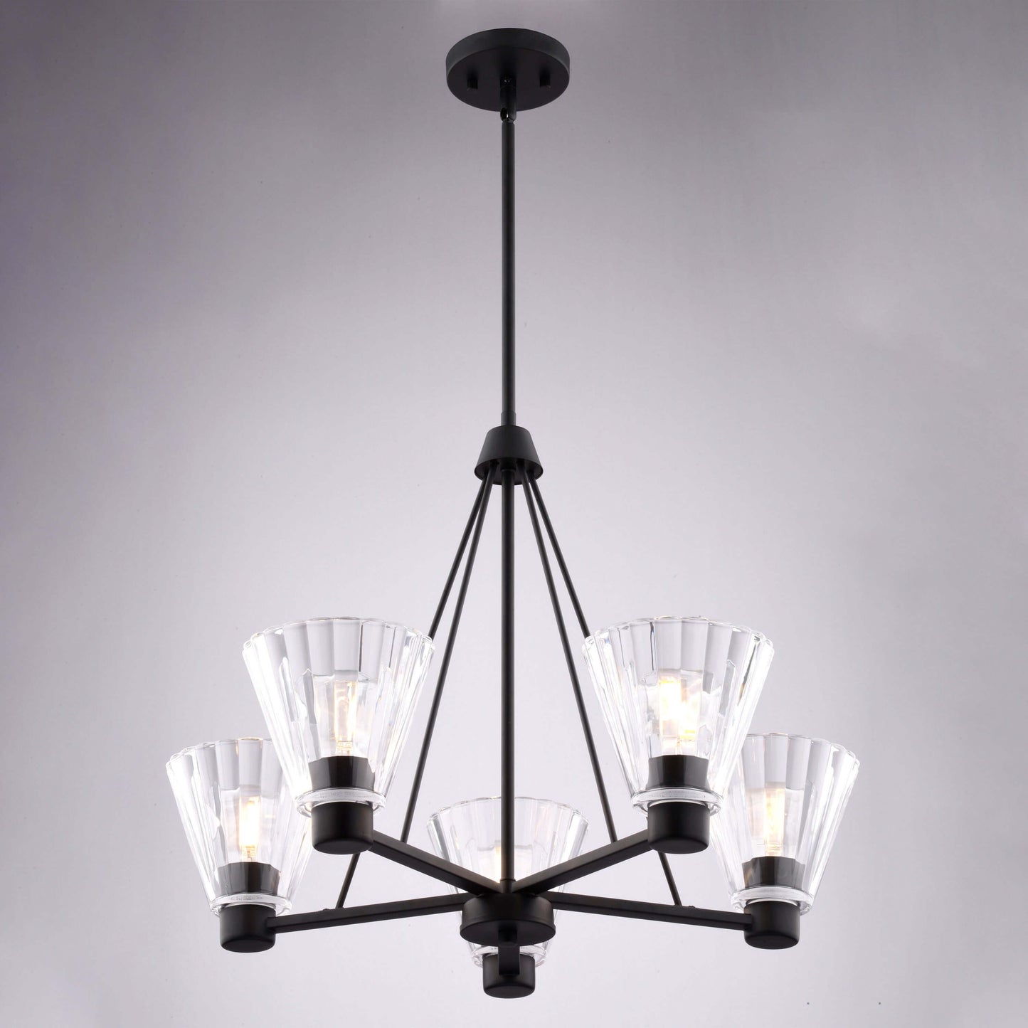 Dalton 25.5” 5 Light Chandelier