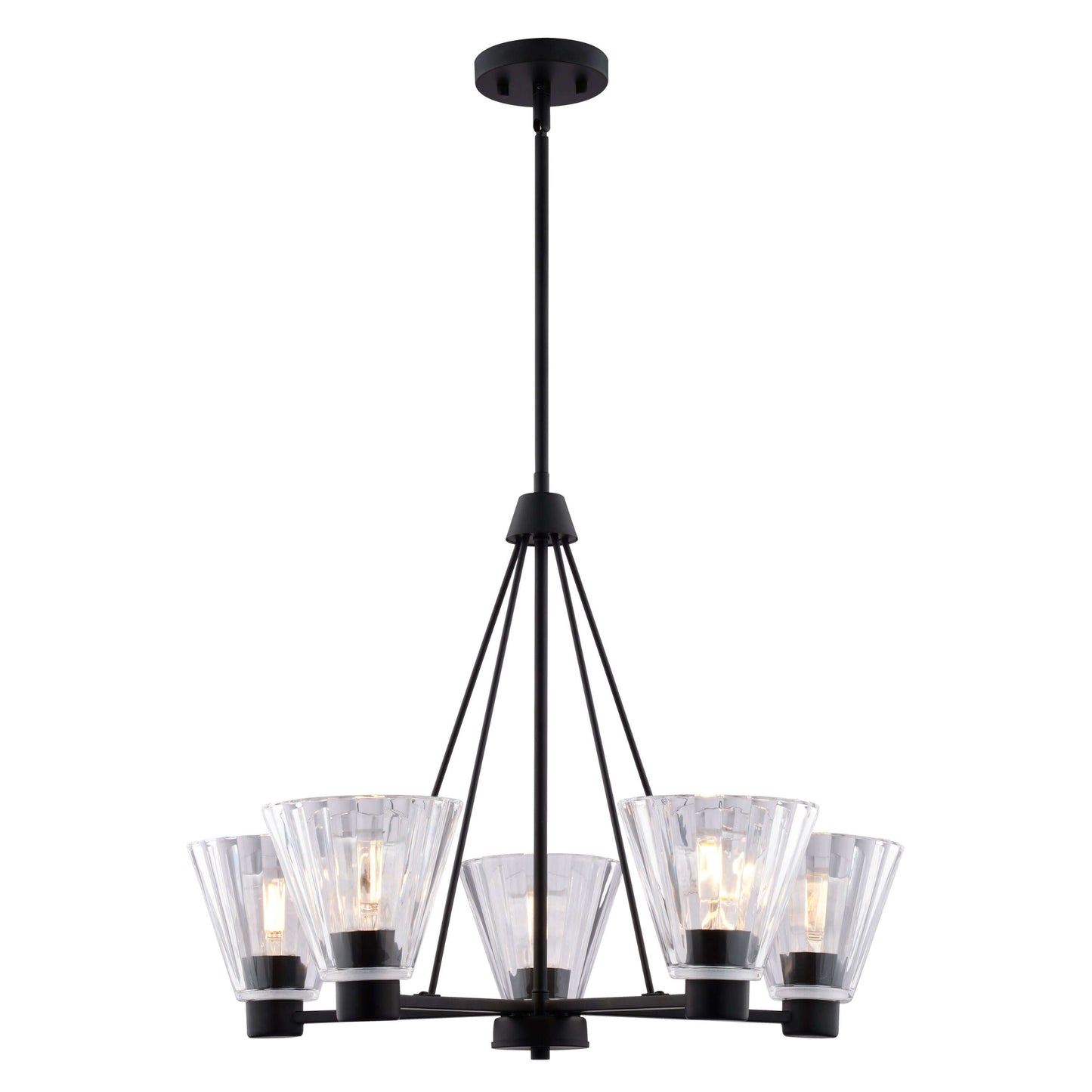 Dalton 25.5” 5 Light Chandelier