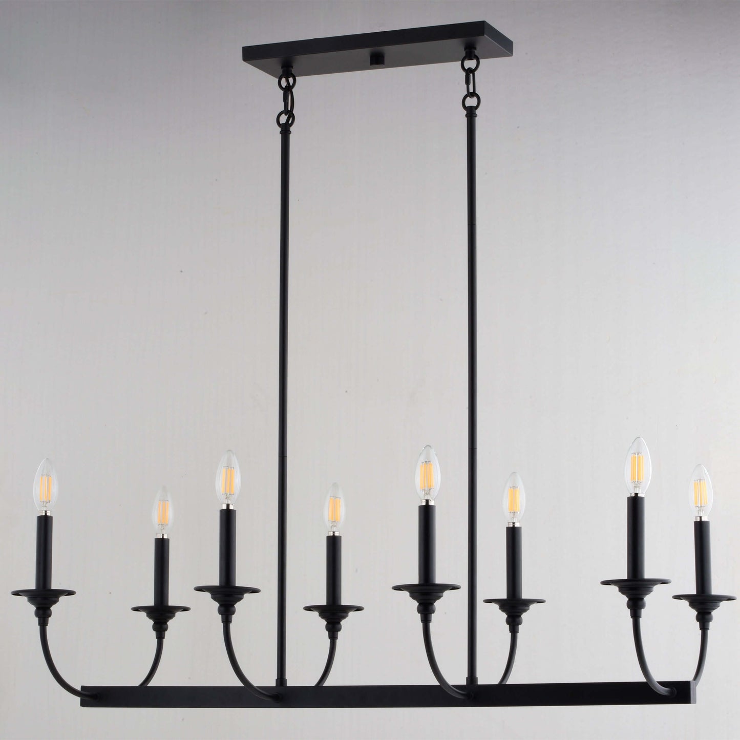 Durham 36” W 8 Light Linear Chandelier