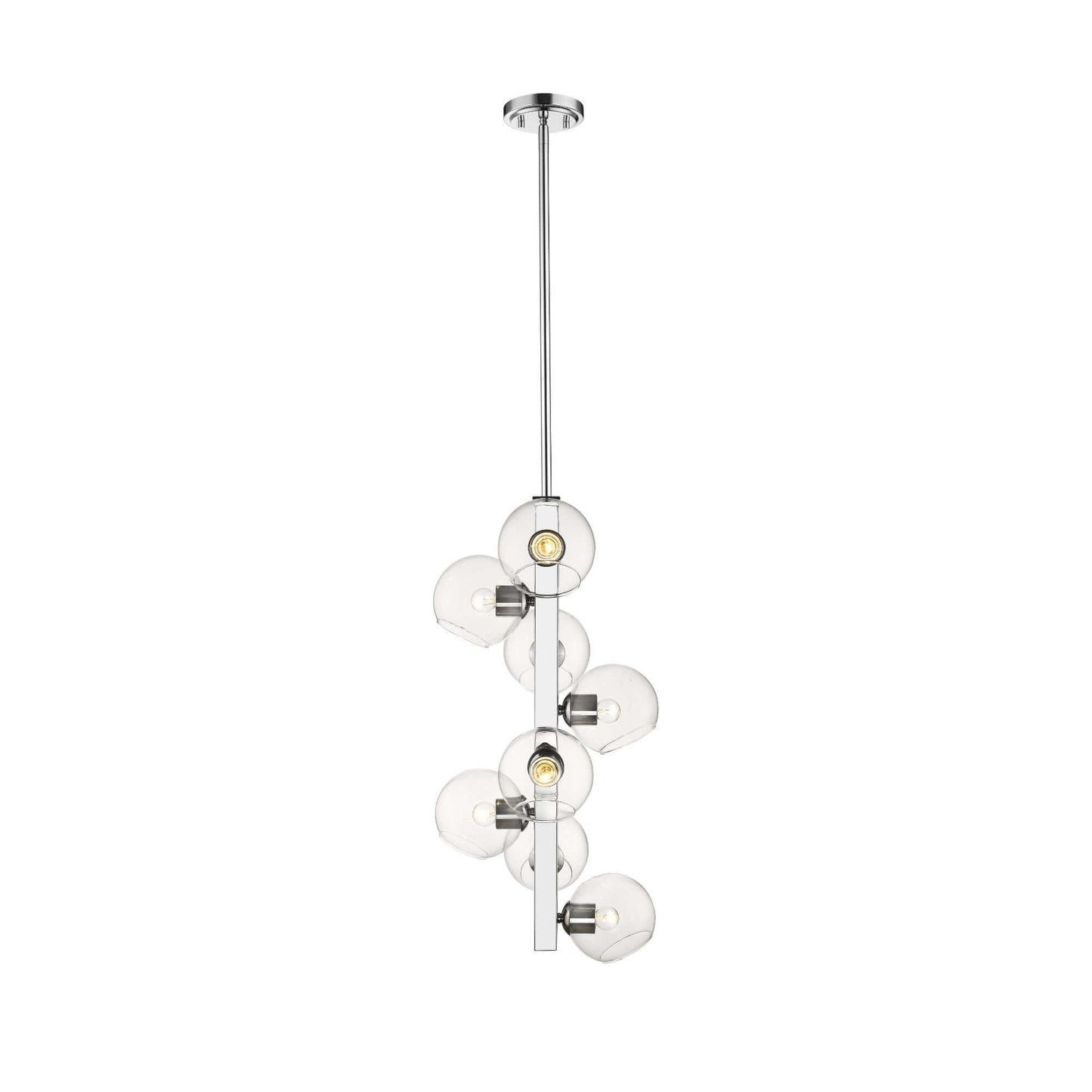 Marquee 8 Light Chandelier Chrome