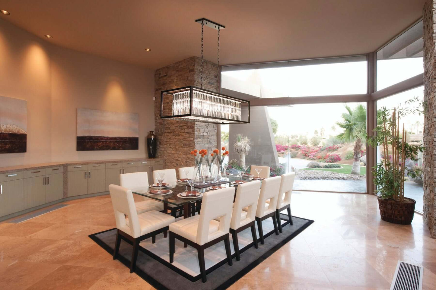 Catana 8L Linear Chandelier