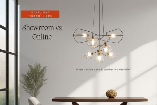 Where to Buy Chandeliers in: Showrooms vs Online