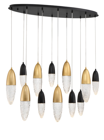 Ecrou 12-Light 44" Linear Chandelier
