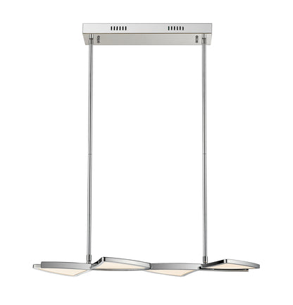 Aeon LED 1 Light Linear Chandelier Chrome