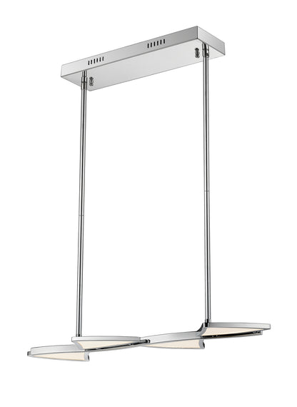 Aeon LED 1 Light Linear Chandelier Chrome