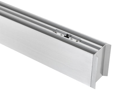 Hudson LED 1 Light Linear Chandelier Brushed Nickel