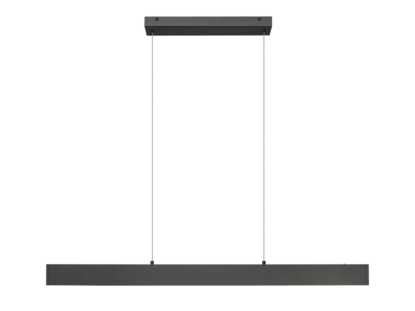 Hudson LED 1 Light Linear Chandelier Matte Black