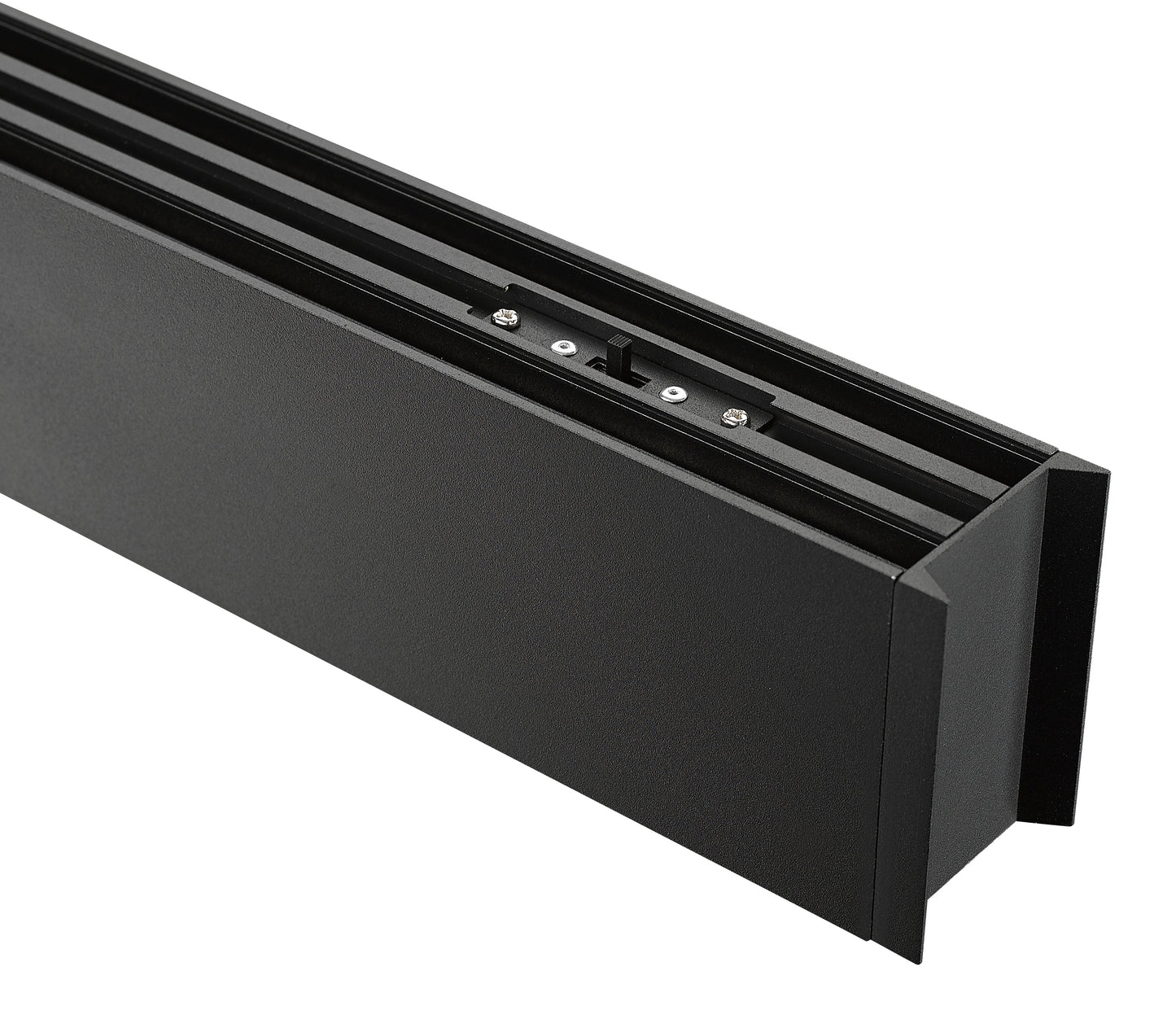 Hudson LED 1 Light Linear Chandelier Matte Black